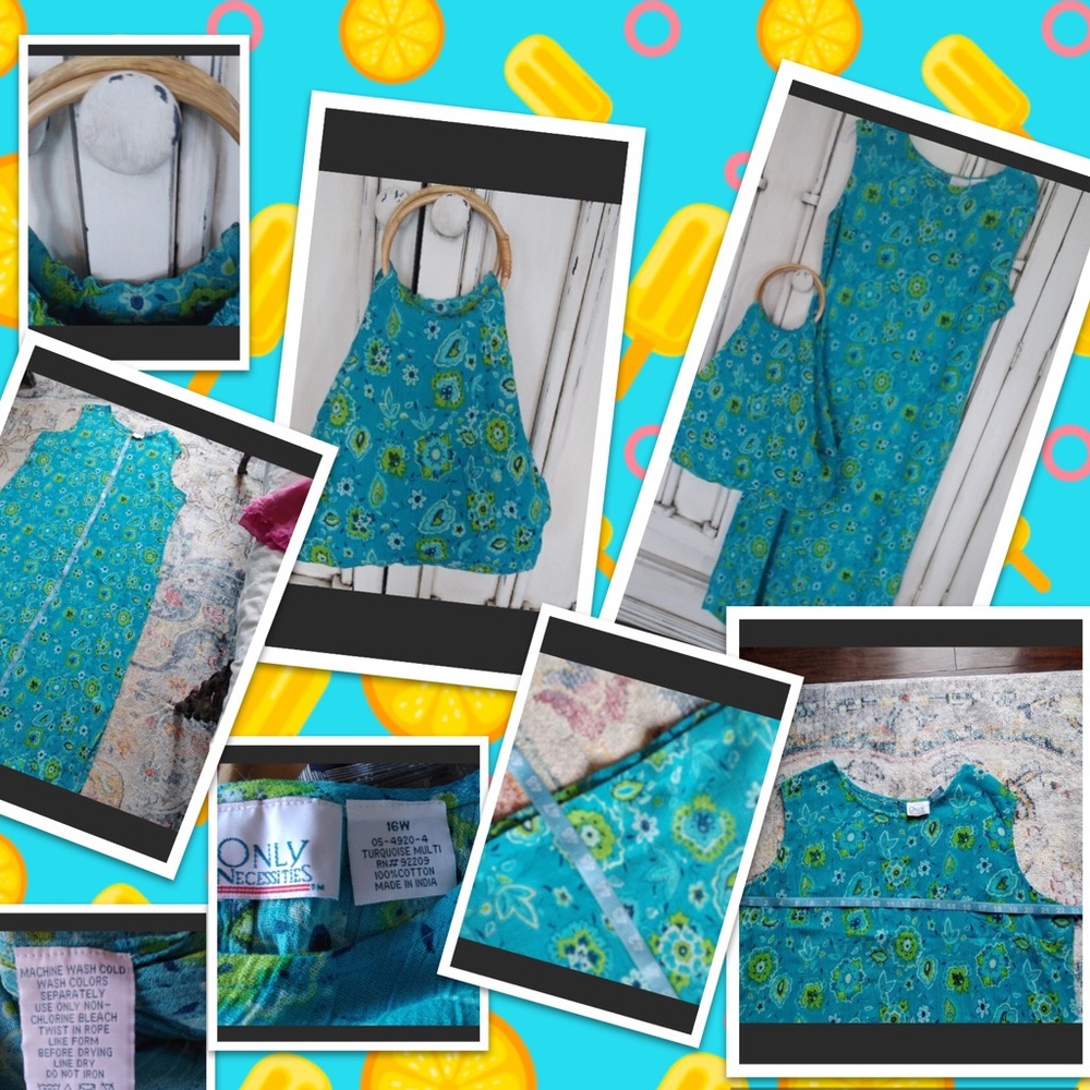 Fabulous dress with matching purse